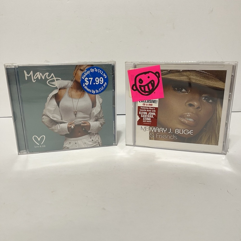 Mary J. Blige 2 Factory Sealed New  CDS MJB & Friends, Love & Life